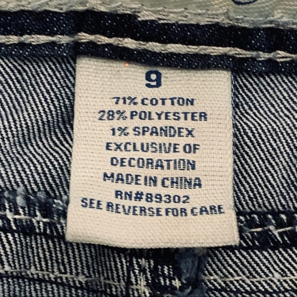 Project‎ Indigo Dark Wash Straight Cuffed Cropped Jeans 9 - Picture 7 of 16